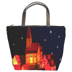 Market Christmas Light Bucket Bags by Nexatart