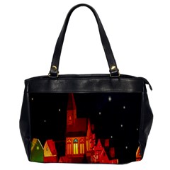 Market Christmas Light Office Handbags by Nexatart