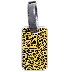 Jaguar Fur Luggage Tags (one Side)  by Nexatart