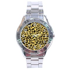 Jaguar Fur Stainless Steel Analogue Watch by Nexatart