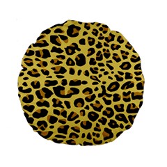 Jaguar Fur Standard 15  Premium Round Cushions by Nexatart