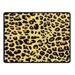 Jaguar Fur Double Sided Fleece Blanket (Small)  45 x34  Blanket Back