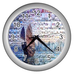 Hong Kong Travel Wall Clocks (silver)  by Nexatart