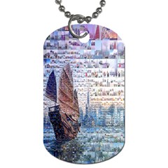 Hong Kong Travel Dog Tag (one Side) by Nexatart