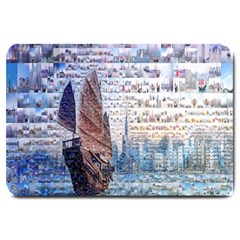 Hong Kong Travel Large Doormat  by Nexatart