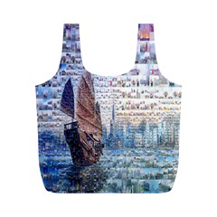 Hong Kong Travel Full Print Recycle Bags (m)  by Nexatart