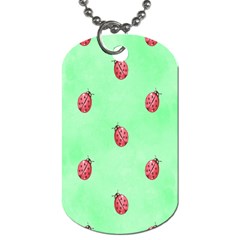 Ladybug Pattern Dog Tag (one Side) by Nexatart