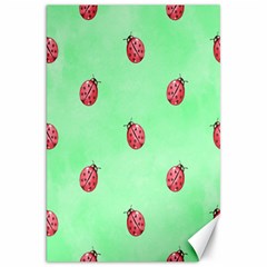 Ladybug Pattern Canvas 20  X 30   by Nexatart