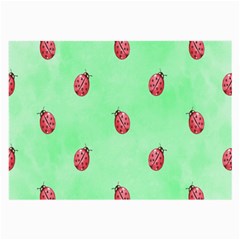 Ladybug Pattern Large Glasses Cloth (2-side) by Nexatart