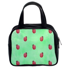 Ladybug Pattern Classic Handbags (2 Sides)