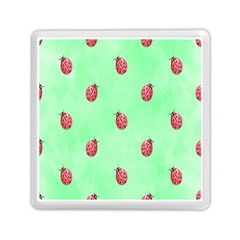 Ladybug Pattern Memory Card Reader (square)  by Nexatart