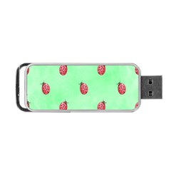 Ladybug Pattern Portable Usb Flash (two Sides) by Nexatart