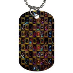 Kaleidoscope Pattern Abstract Art Dog Tag (one Side)