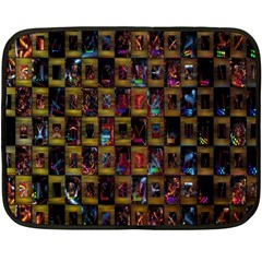 Kaleidoscope Pattern Abstract Art Fleece Blanket (mini)