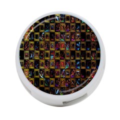 Kaleidoscope Pattern Abstract Art 4-port Usb Hub (one Side) by Nexatart