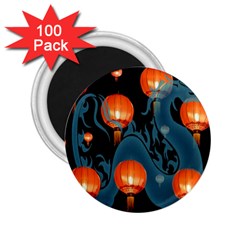 Lampion 2 25  Magnets (100 Pack) 