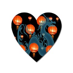 Lampion Heart Magnet