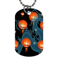 Lampion Dog Tag (two Sides)