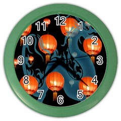 Lampion Color Wall Clocks