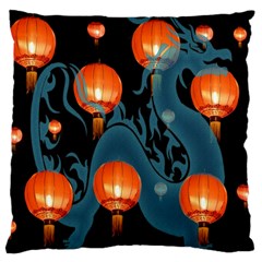 Lampion Large Cushion Case (two Sides) by Nexatart