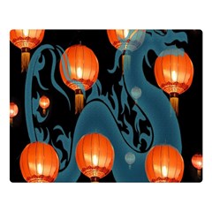 Lampion Double Sided Flano Blanket (large)  by Nexatart