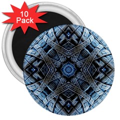 Jeans Background 3  Magnets (10 Pack) 