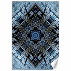 Jeans Background Canvas 12  X 18   by Nexatart