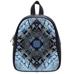 Jeans Background School Bags (small)  by Nexatart