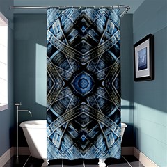 Jeans Background Shower Curtain 36  X 72  (stall)  by Nexatart