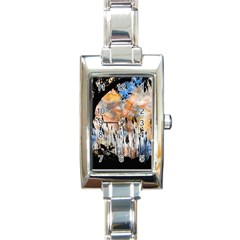 Landscape Sunset Sky Summer Rectangle Italian Charm Watch