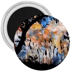 Landscape Sunset Sky Summer 3  Magnets Front