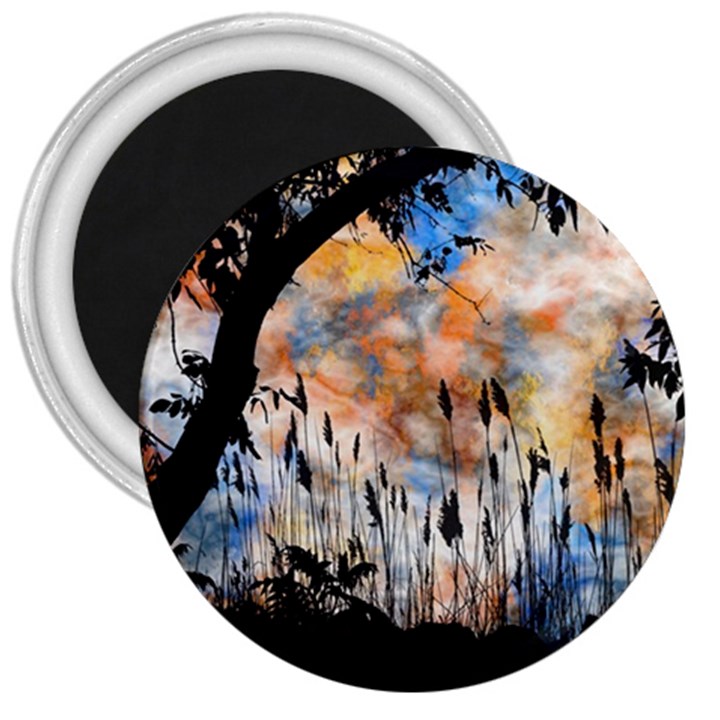 Landscape Sunset Sky Summer 3  Magnets