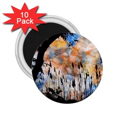 Landscape Sunset Sky Summer 2.25  Magnets (10 pack) 