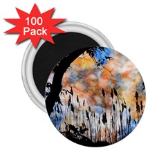 Landscape Sunset Sky Summer 2.25  Magnets (100 pack) 