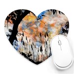 Landscape Sunset Sky Summer Heart Mousepads Front