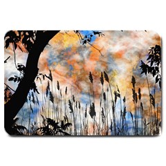 Landscape Sunset Sky Summer Large Doormat 