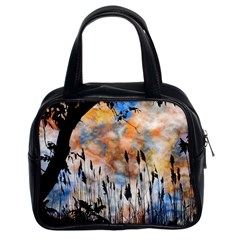 Landscape Sunset Sky Summer Classic Handbags (2 Sides)