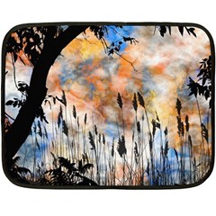 Landscape Sunset Sky Summer Double Sided Fleece Blanket (Mini) 