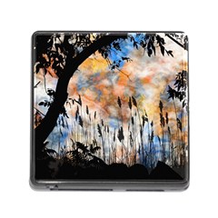 Landscape Sunset Sky Summer Memory Card Reader (Square)