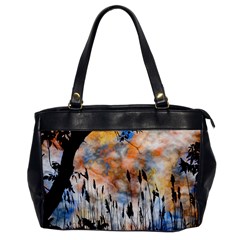 Landscape Sunset Sky Summer Office Handbags