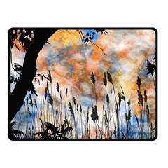 Landscape Sunset Sky Summer Fleece Blanket (Small)