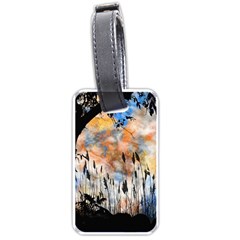 Landscape Sunset Sky Summer Luggage Tags (One Side) 