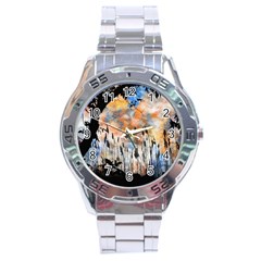 Landscape Sunset Sky Summer Stainless Steel Analogue Watch