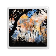 Landscape Sunset Sky Summer Memory Card Reader (Square) 