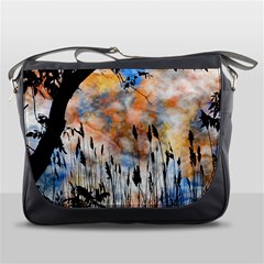 Landscape Sunset Sky Summer Messenger Bags