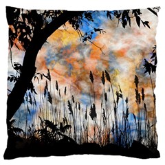 Landscape Sunset Sky Summer Large Cushion Case (Two Sides)