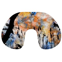 Landscape Sunset Sky Summer Travel Neck Pillows by Nexatart