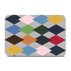 Leather Colorful Diamond Design Plate Mats by Nexatart