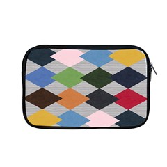 Leather Colorful Diamond Design Apple Macbook Pro 13  Zipper Case by Nexatart