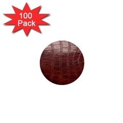 Leather Snake Skin Texture 1  Mini Buttons (100 Pack)  by Nexatart